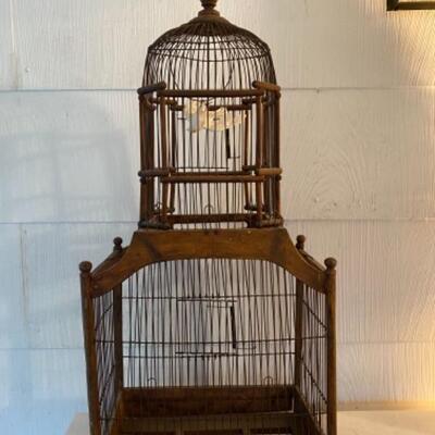 818: Antique Bird Cage 