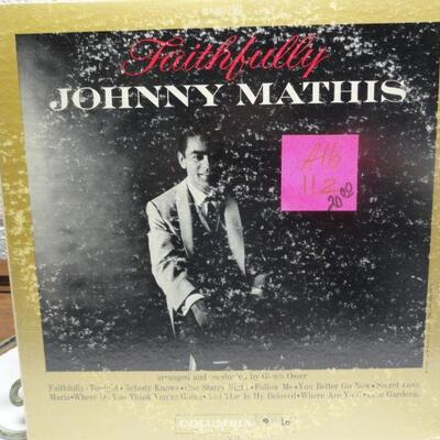 ALB112 JOHNNY MATHIS FAITHFULLY VINTAGE ALBUM