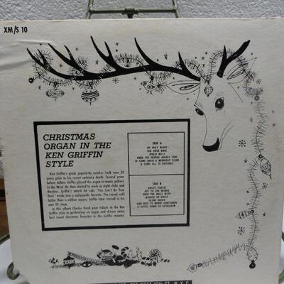 ALB332 KEN GRIFFIN CHRISMAS ORGAN VINTAGE ALBUM