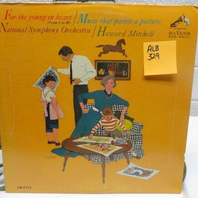 ALB329 HOWARD MITCHELL FOR THE YOUNG AT HEART VINTAGE ALBUM