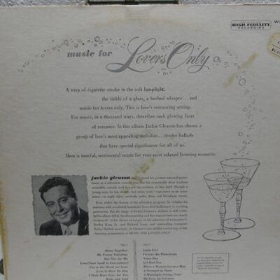 ALB328 JACKIE GLEASON MUSIC FOR LOVERS ONLY VINTAGE ALBUM