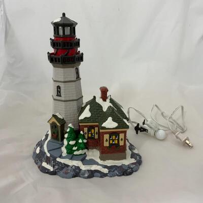 (68) Dept 56 | Christmas Cove Lighthouse (1995) | Retired | MIB