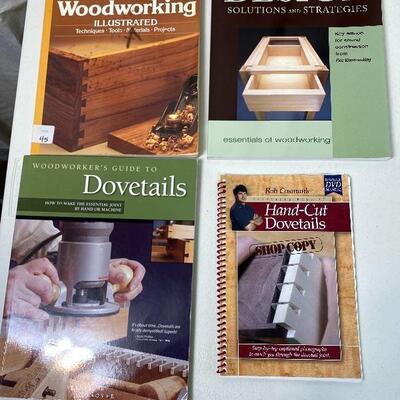 Lot# 239 s 4 Soft-back Woodworking Reference Books Cabinet Making Tools Tips Techniques 