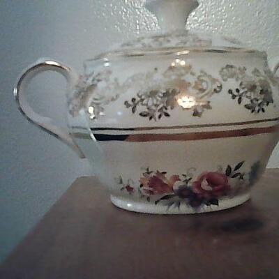 22k gold sugar bowl