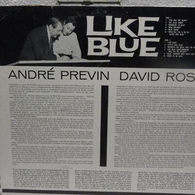 ALB319 ANDRE PREVIN LIKE BLUE VINTAGE ALBUM