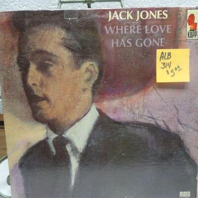 ALB314 JACK JONES WHERE LOVE HAS GONE VINTAGE ALBUM