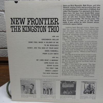 ALB310 THE KINGSTON TRIO NEW FRONTIER VINTAGE ALBUM
