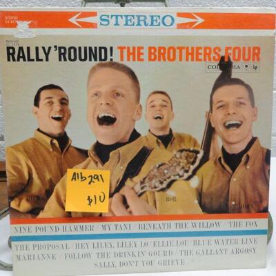 ALB291 THE BROTHERS FOUR RALLY ROUND VINTAGE ALBUM