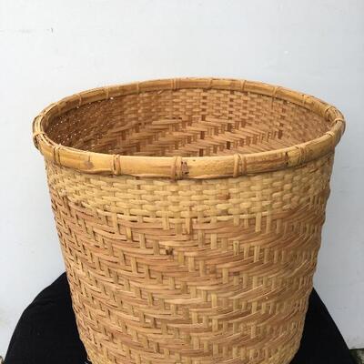 Massive Hand Woven Basket 18â€ high!