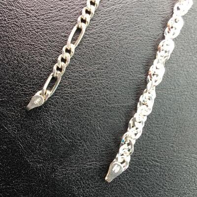 Pair of Sterling .925 Bracelets 6” and 7”