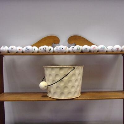 Lot 199 - Golf Ball Collection With Bucket