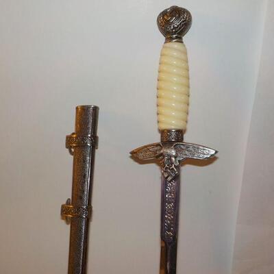 " World War 2 German Officers Dagger" reproduction 20 in. long.