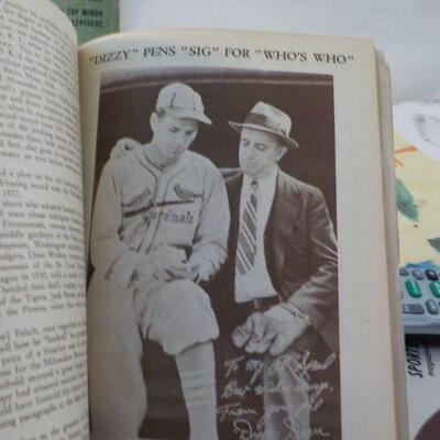 " Whos Who 1937 Edition and 1949 Baseball Stars Magazines.