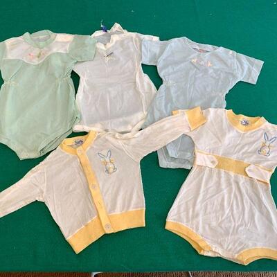 LOT 294 VINTAGE NYLON BABY CLOTHES ONSIES 