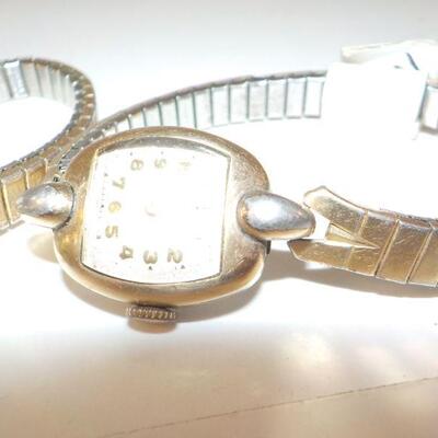 2 Vintage Ladies gold watches/ Gruen,
