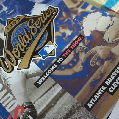 1993 and 1995 World Series Programs/ full issues.