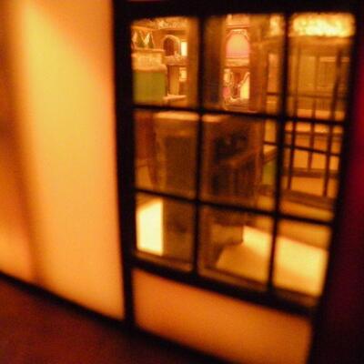 " Stain Glass General Store w/ furniture."
