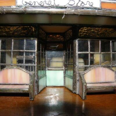 " Stain Glass General Store w/ furniture."