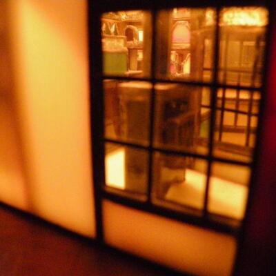 " Stain Glass General Store w/ furniture."