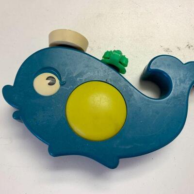 LOT 299 GROUP OF VINTAGE BABY TOYS PLAYSCHOOL * TOP *WOOD CAR