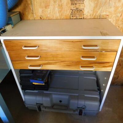 Commercial or Office Storage Cabinet with Three Drawers (No Contents) 31
