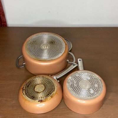 Set of Pots and Pans - Copper Chef & Stainless Steel