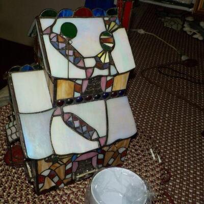 "Stunning Stain Glass Gingerbread House".