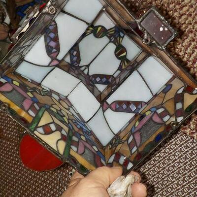 "Stunning Stain Glass Gingerbread House".