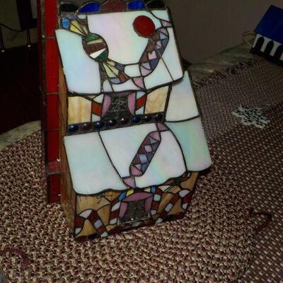"Stunning Stain Glass Gingerbread House".