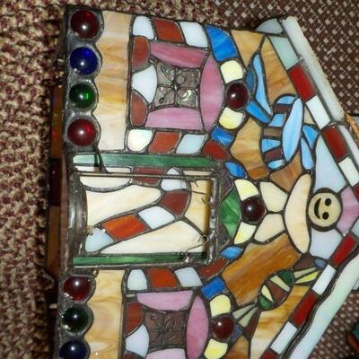 "Stunning Stain Glass Gingerbread House".