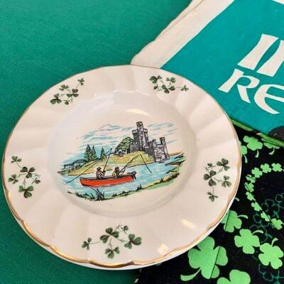 LOT 316 GROUP OF IRISH THEME ITEMS 