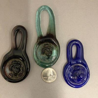 3 Orient & Flume Glass Shade Pulls, by Greg Held