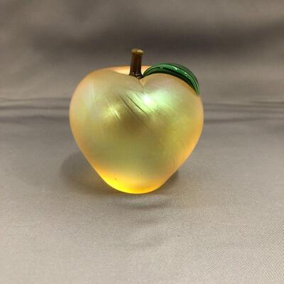 Iridescent Gold Sm Apple 2.5