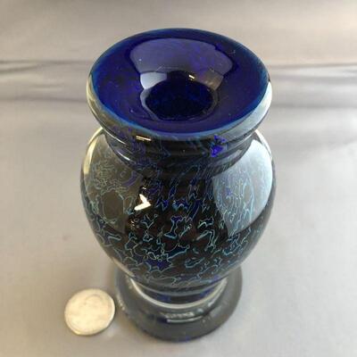 Black/Colbalt Blue Sm Vase 5