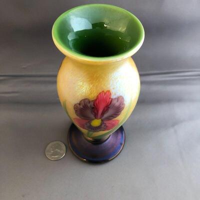 Beautiful Iris Vase 6.25