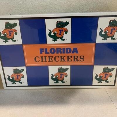 Vintage Florida Gators checkers set 