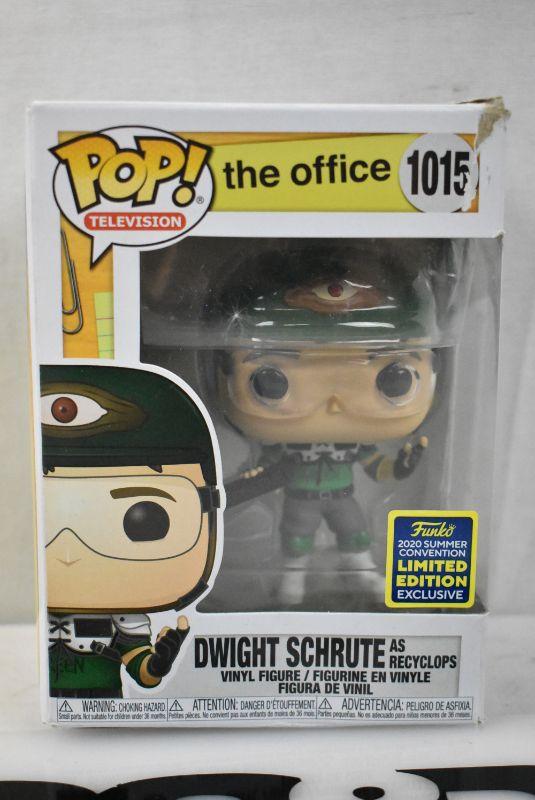 Funko POP! The Office #1015 Dwight Schrute as Recyclops - Damaged Box - New | EstateSales.org