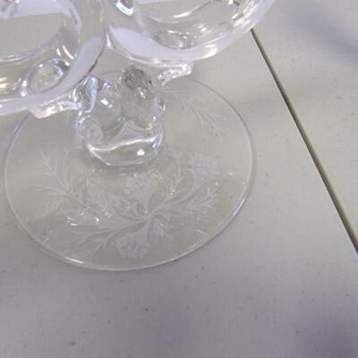Lot 31 - Crystal Candle Sticks Vase & More