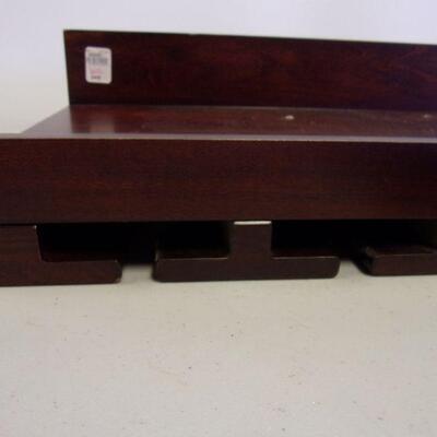 Lot 33 - Pottery Barn Holman Wine Glass & Bottle Shelves 