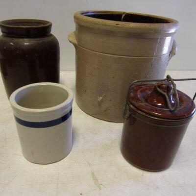 Lot 56 - Ceramic Canisters - #3 Crock