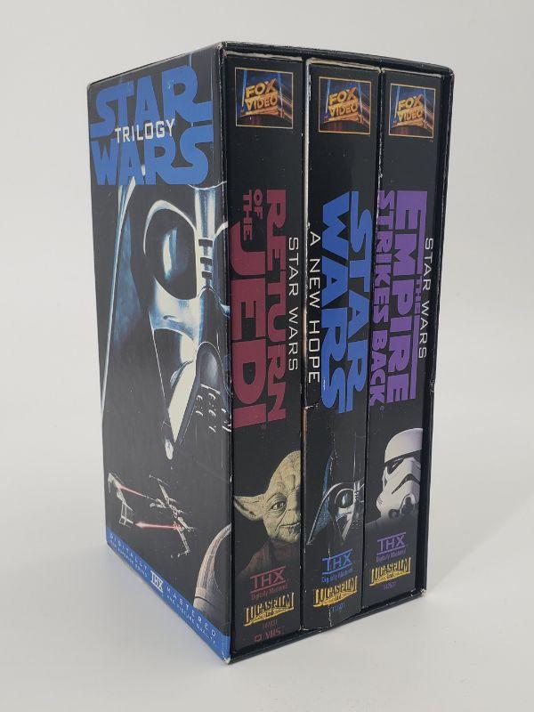 star wars trilogy vcr set