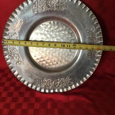 DR#30 - Cromwell Hand Wrought Aluminum Lazy Susan