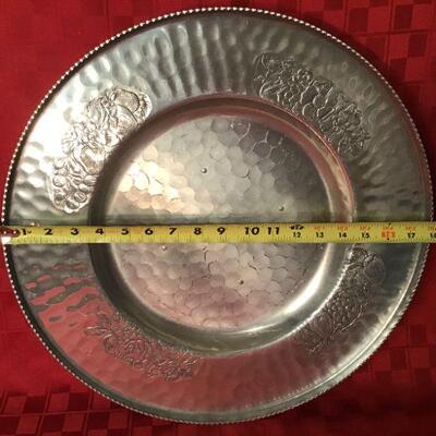 DR#31 - Cromwell Hand Wrought Aluminum Lazy Susan #2