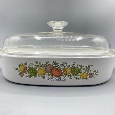 Corning Ware Spice of Life casserole role A-10-B with lid