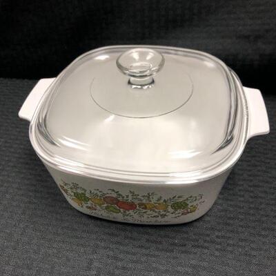 Corning Ware Spice of Life Casserole with Lid  A-3-B