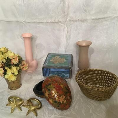 DR#38 - Trinket boxes, vases, egg & misc.