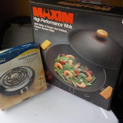 New Maxin high performance WOK and Hot plate.