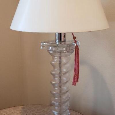 1 Glass Chapman Lamp 