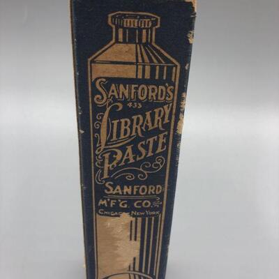 Vintage Sanford's Library Paste Photo Mounting Glue