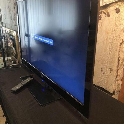 #64 JVC Flat Screen TV with Remote 